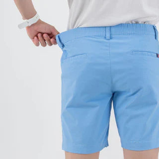 Elastic Waist Chino Shorts