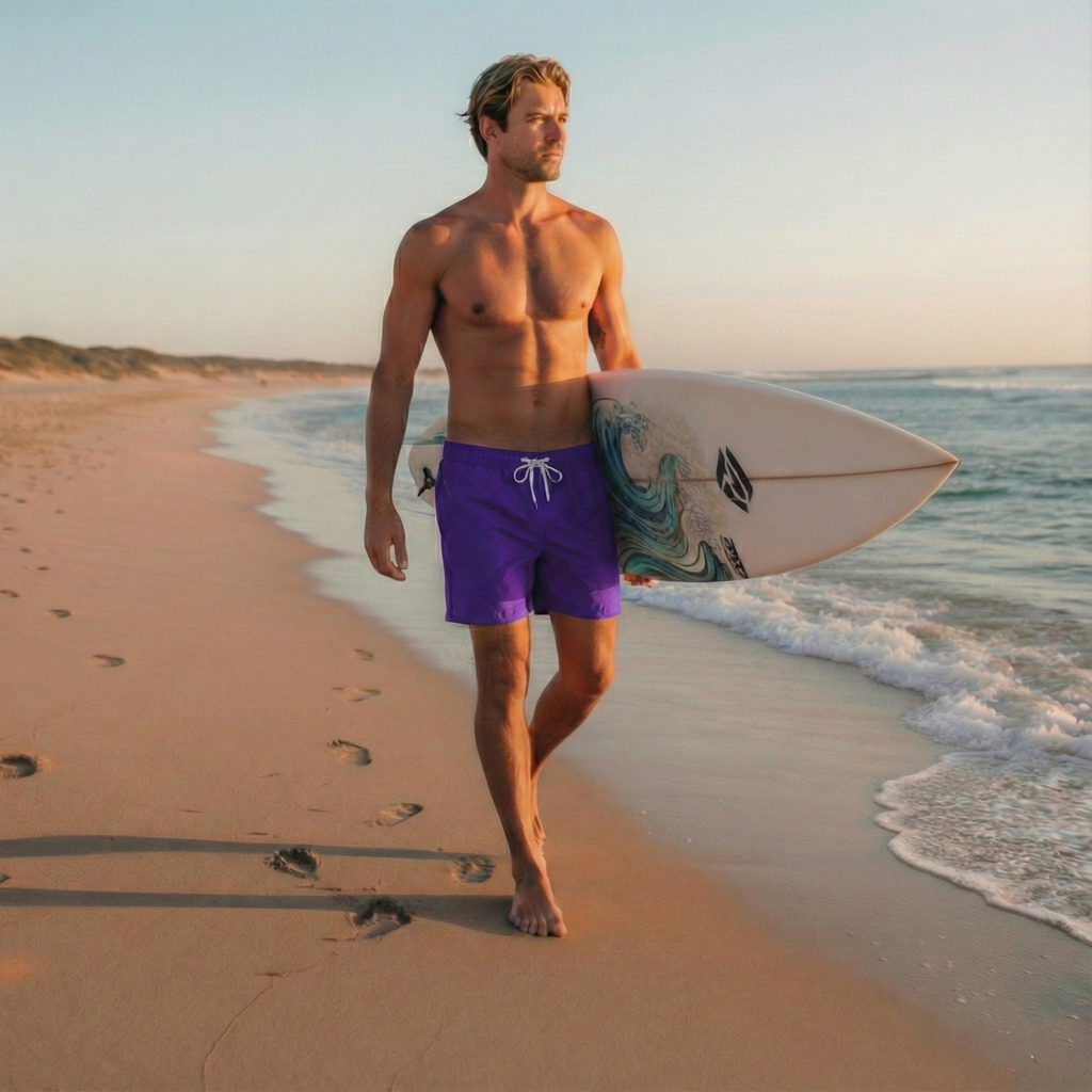 The Horizon Swim Short | Imperial Purple