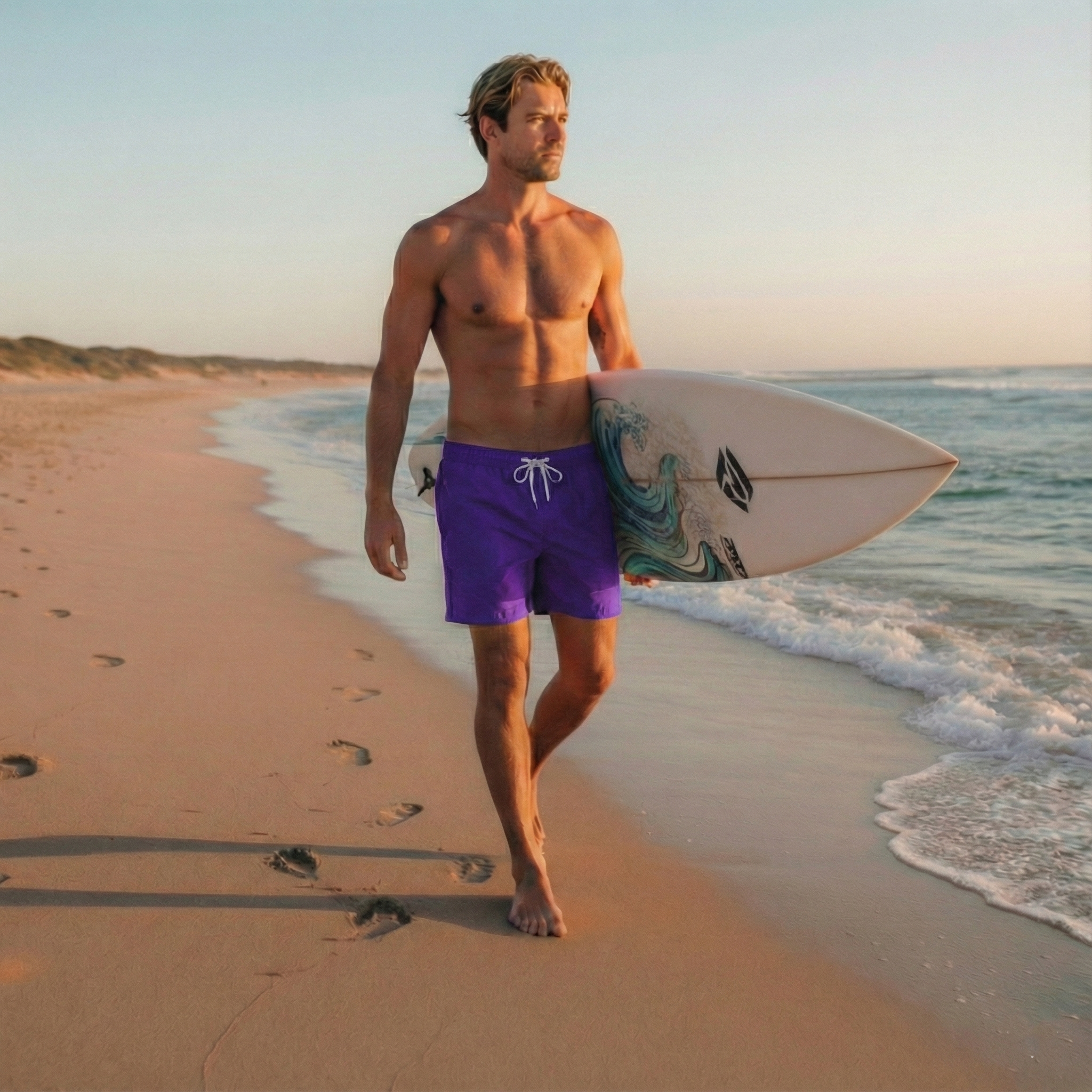 The Horizon Swim Short | Imperial Purple